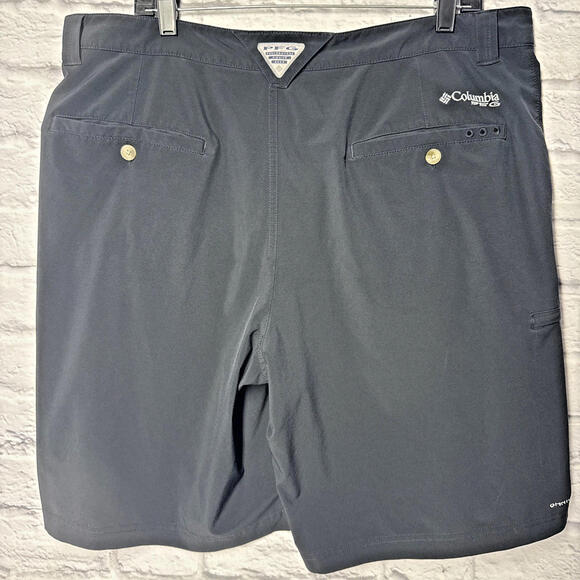 Men’s Columbia PFG Professional Fishing Gear Dri-Fit Shorts Black 38 - Picture 3 of 8